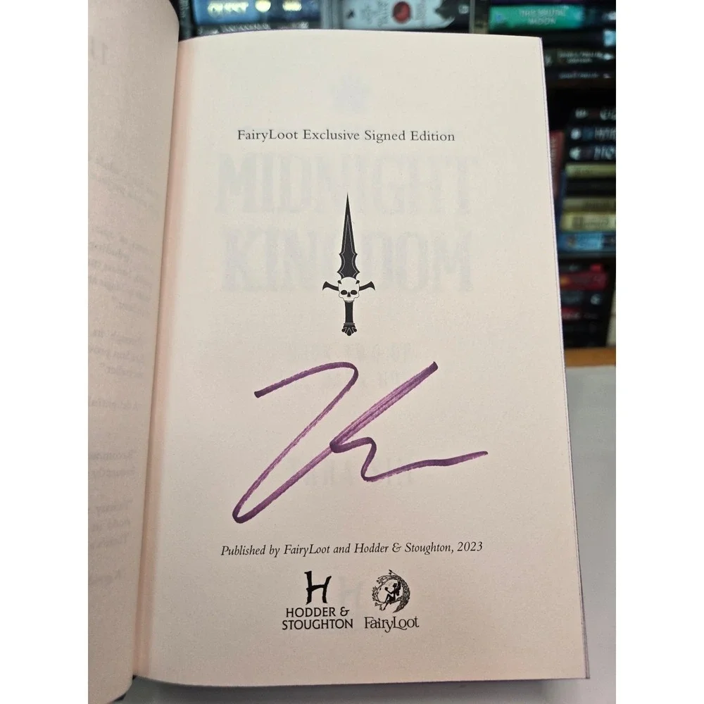 The City of Dusk and The Midnight Kingdom by Tara Sim *Signed Fairyloot*